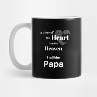 A piece of my heart is in Heaven Mug